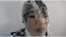 Breathing control with plastic bag 001