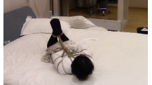 cute Chinese girl bondage and tickle 01