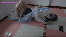 Xiaomeng Climax in Vacuum Bag