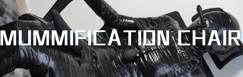 Mummification Chair Three hour rubber belt bondage