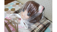 Kigurumi suffocation - Calico cat girl -