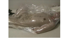 落書きされ圧縮袋で窒息責めの様子をプライベート撮影