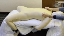 初めての巨大圧縮袋プレイ
