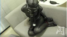 Extreme Zentai Gasmask Breathplay
