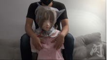 Bunny lock in kigurumi mask
