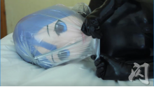 Bunny Latex in Hot spring
