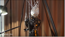 Bunny latex suspension breathplay
