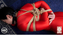 Lady Hinako Hogtied in Rope by Mistress Chiaki
