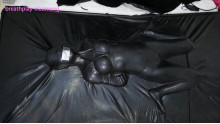 Xiaomeng in Vacuum Bed Teased with Tape
