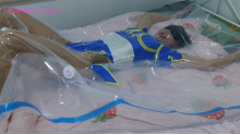 Xiaoyu Compressed in Vacuum Bag as Chun-Li