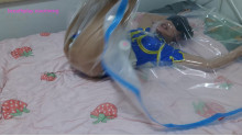 Xiaoyu Compressed in Vacuum Bag as Chun-Li