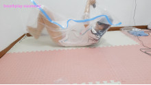 小萌の圧縮袋内の気泡