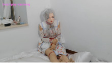 小萌の着ぐるみ窒息絶頂