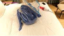 Xiaoyu Sobbing Quietly in Vacuum Bag