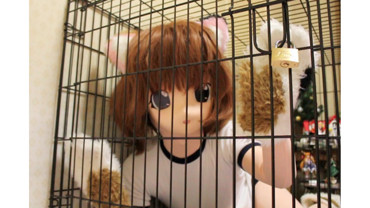 三毛猫娘を閉じ込め
