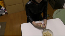 ヒトイヌがこねたうどんがたべたい！
