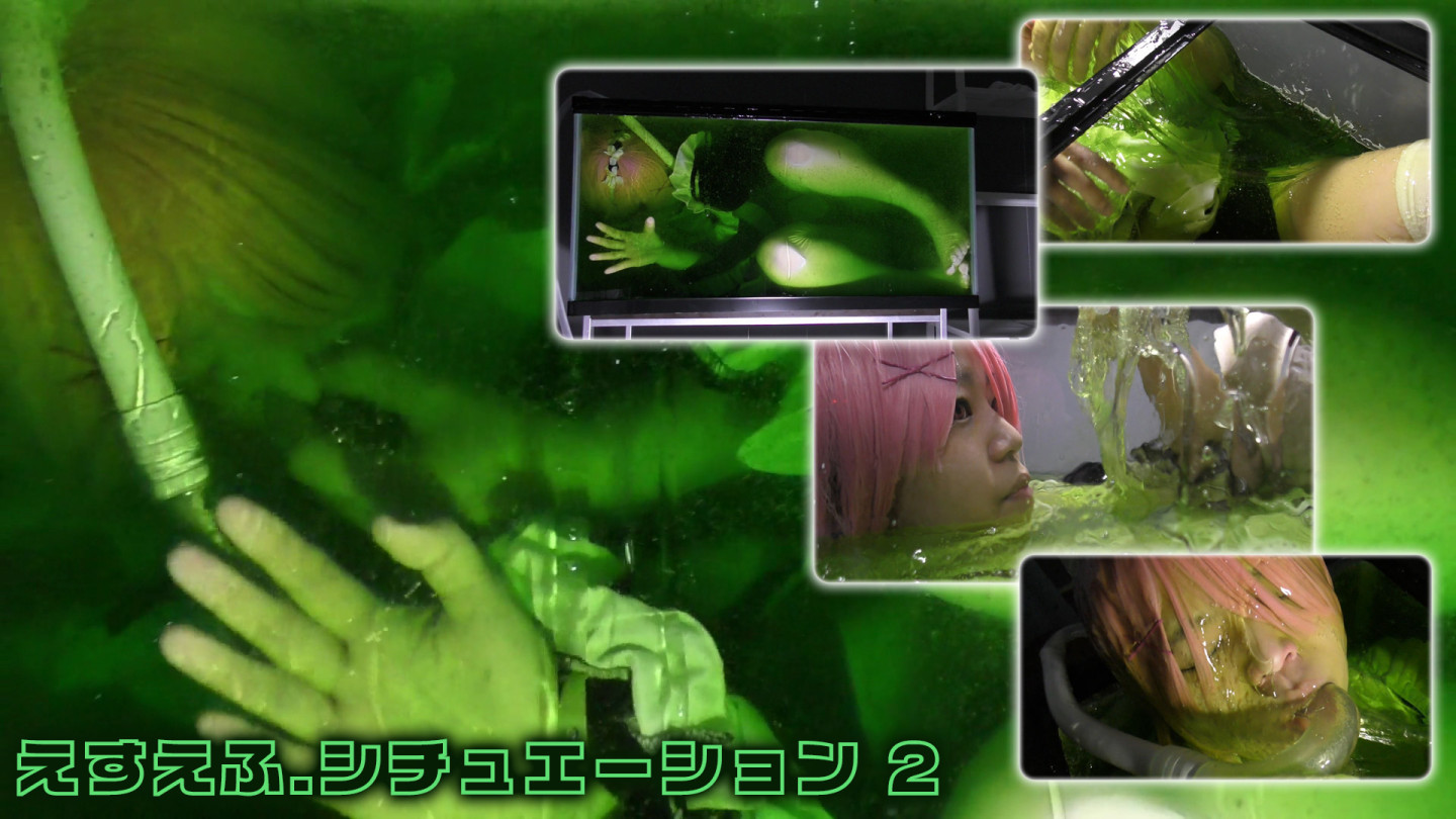 えすえふ シチュエーション２（水槽.メイド…？スライム漬け！）
