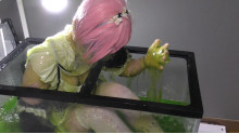 えすえふ シチュエーション２（水槽.メイド…？スライム漬け！）
