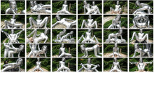 Outdoor Silver Body Painting
